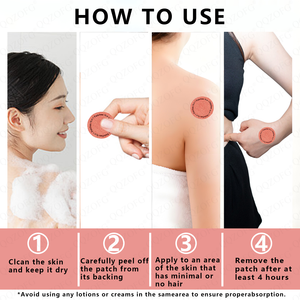 Patchs de gestion du poids végétaliens de 30 jours pour le corps mince, suppléments à base de plantes confortables - Product Image 4