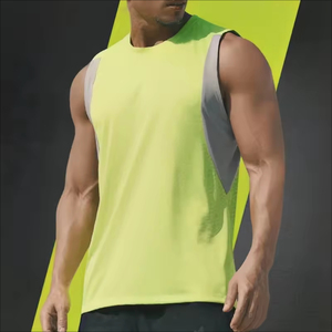 Summer new quick-drying vest men's loose breathable casual fitness sleeveless shirt running sports vest - Product Image 1