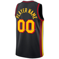 Vente en gros de vêtements pour hommes Atlanta Hawk # 11 Trae Young # Maillot de basket-ball 21 Dominique Wilkins City Edition brodé avec logos