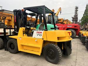 Japan Original TCM FD70Z Diesel <b>Engine</b> Forklift 7000kg Load Automatic Transmission Used Equipment Stable Performance 6 Months - Product Image 3