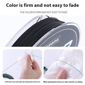 Ligne de pêche tressée 8 brins de qualité supérieure, 100 mètres, résistance extrême, pour la pêche en lac et en rivière - Product Image 2