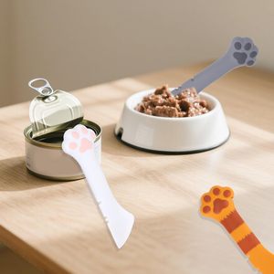 Juego de Cucharas <span class=keywords><strong>para</strong></span> <span class=keywords><strong>Comida</strong></span> de Perro con Diseño de Pata, de Goma Antideslizante, Fácil de Limpiar, <span class=keywords><strong>para</strong></span> Comederos de Mascotas - Product Image 3