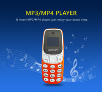 BM10 BT Función de llamada Mini Bar Phone 2G GSM 800/850 Pantalla con bandeja SIM dual Teléfono celular Senior Reproductor MP3 MP4