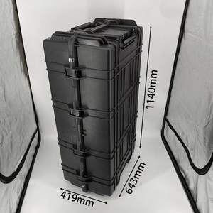 DPC139-1 내구성 다목적 방수 하드 플라스틱 충격 방지 장비 안전 트롤리 바퀴 롤링 케이스 - Product Image 2