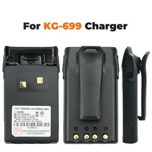 <span class=keywords><strong>7.4V</strong></span> <span class=keywords><strong>1700mAh</strong></span> ליתיום סוללה עם חגורת קליפ עבור WouXun ווקי טוקי KG-UVD1P KG-UV6D KG-699 KG-689 שתי דרך רדיו - Product Image 5