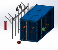 Gimnasio Modular en Contenedor de 20 pies, Diseño Totalmente Abierto por 4 Lados, Equipamiento y Diseño Personalizables OEM/ODM, Gimnasio Exterior Llave en Mano