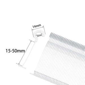 סיכת לולאה PP פלסטיק J וו עבור אביזרי לבוש ותגיות לשימוש בתיק - Product Image 5