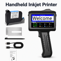Printer Inkjet Genggam Resolusi Tinggi 600DPI, Printer Kode QR Cerdas untuk Penandaan Logo pada Kain, Kaos, dan Tekstil