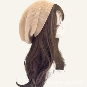 Nokta toptan dış ticaret avrupa ve amerika birleşik devletleri sınır ötesi sonbahar kış sıcak örgü kazık şapka basit - Product Image 3