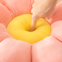 Petit coussin en peluche en forme de tournesol frais et de marguerite, pour fenêtre en baie, tatami, chambre à coucher, tapis pour enfants, coussin pour canapé, chambre à coucher