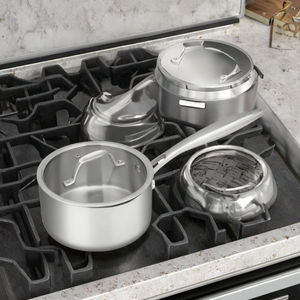 Cacerola de Acero Inoxidable de 18 cm de Envío Rápido Lennon, Diseño Clásico, 3 Capas, Olla para Leche EDM, Olla para Sopa, Material Metálico - Product Image 3