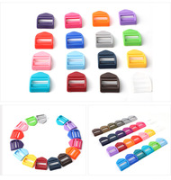 Boucles en plastique réglables personnalisées en gros pour sangles de sac à dos, accessoires, boucles coulissantes en plastique réglables de 25 mm