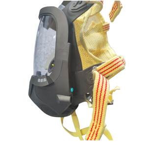 Ayonsafety masker pernapasan profesional, pelindung pernapasan wajah penuh silikon Headnet tahan api untuk SCBA - Product Image 4