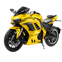 Custom Color High Speed Electric Motorcycle 5000W Powerful Motor 72V Lithium Battery E Motorbike for Adult Racing
