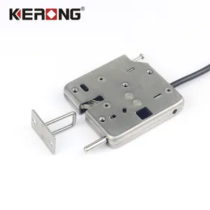 KERONG 12v 24v solenoide blocco serratura elettrica in acciaio inossidabile per armadio espresso/armadietto elettronico