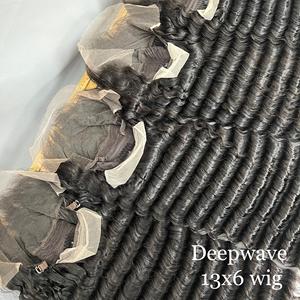 Peluca Transparente HD 13X6 con Textura de Ondas Profundas Birmanas, Cabello Humano Virgen de Largo Extensible - Product Image 1