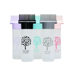 Flacon distributeur d'huile et de crème à motif <span class=keywords><strong>arbre</strong></span> avec tête de peigne, <span class=keywords><strong>Rose</strong></span> rouge, <span class=keywords><strong>Rose</strong></span>, Noir, Violet, Bleu - Product Image 1