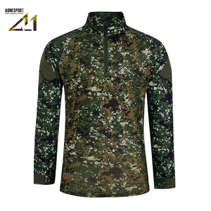Camiseta de Manga Larga de Secado Rápido con Camuflaje - 160g Poliéster, Transpirable, Antiarrugas, para Deportes al Aire Libre y Ropa Deportiva - Product Image 2