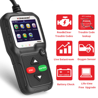 Lector de Códigos OBD2 Universal KONNWEI KW680 con Pantalla TFT, Reproducción de Datos y Función de Prueba de Sensor de Oxígeno