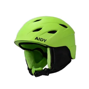 EN1077 OEM kalıp atletik küçük genç kar kayak kaskı genç için kar kayak Snowboard dişli Helm w/ayrılabilir kulaklık yastığı