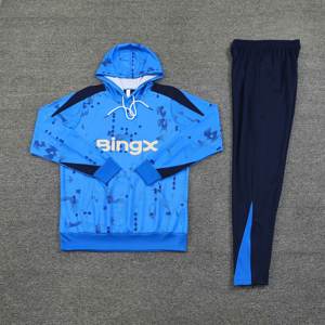 Chándal de Entrenamiento con Cremallera Completa y Estampado en Relieve para Otoño e Invierno, Sudadera de Manga Larga, Ropa de Fútbol 25/26, Sudadera con Capucha, Uniforme de Clubes Europeos - Product Image 4