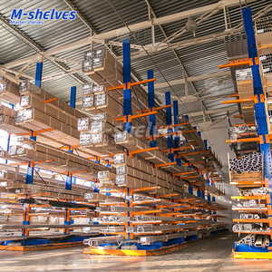 <span class=keywords><strong>Étagère</strong></span> industrielle d'entrepôt de <span class=keywords><strong>tube</strong></span> en métal de support en porte-à-faux de stockage de tuyau résistant - Product Image 5