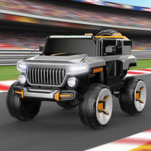 Voiture électrique pour enfants Jinying à double moteur 12V avec télécommande, véhicule pare-chocs 4x4, lumières LED et musique pour jouet à roulettes intérieur/extérieur - Product Image 5