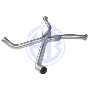 ท่ออ่อนและท่อด้านหน้าสำหรับปอร์เช่พานาเมร่า971ระบบไอเสียสแตนเลส - Product Image 2