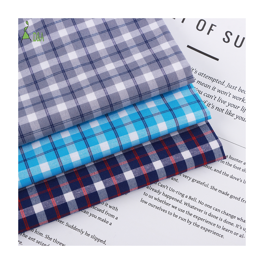 Hot Selling Textile School Uniform Various Colors 40% Polyester 30%Cotton 30%Viscose TC Woven Fabrics for Dresses and Garments