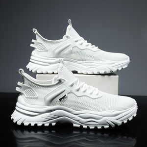 Zapatos Deportivos para Hombre, Talla Grande, con Cordones, Suela de EVA, Parte Superior de Malla Transpirable, para Primavera/Verano, Estilo Deportivo - Product Image 4