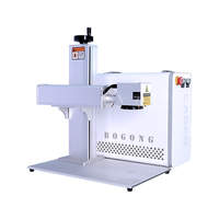 Mini machine de marquage laser à fibre portable pour la gravure couleur sur métal, bijoux, or, argent et claviers