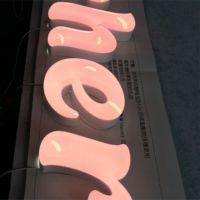 Letreros de Neón LED Profesionales Personalizados Estilo Dulce de Gelatina Luminoso y Divertido para Fondo de Logotipo Decorativo en Oficina Interior