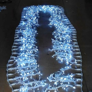 Cadena de luces de cortina para exteriores de alta calidad 2025 gran oferta Cable de goma IP 67 ventana Led con Flash cortina Led luces de Navidad - Product Image 2
