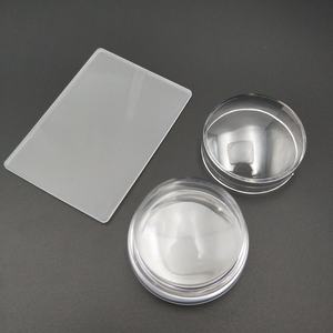 ชุดเครื่องขูดเล็บทำจากซิลิโคนใสขนาด3.5ซม. พร้อมแผ่นปั๊ม - Product Image 5