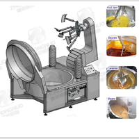 Machine planétaire commerciale de bouilloire de veste d'acier inoxydable pour mélanger le caramel bouillant de sirop de canne à sucre de sucrerie faisant le noyau de pompe