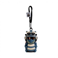 Porte-clés Anime en peluche en forme d'insecte, pendentif, breloque de sac, objet de collection, décoration de bureau, cadeau