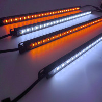 Fontislight 12V Kısılabilir Alüminyum Alaşımlı LED Işık Barı 4'lü Paket 52cm 2800-7000K Beyaz Amber Böcek Önleyici IP65 Kamyon Tentesi Tekne