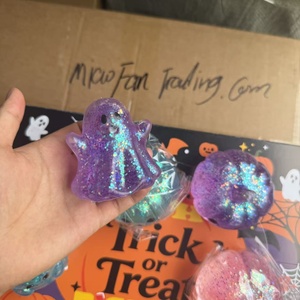 Juguete Blandito de Malta con Forma de Calabaza Fantasma de Halloween con Caja para Regalos Navideños para Niños - Product Image 4