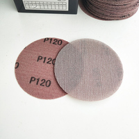 Disques de ponçage en oxyde d'aluminium sans poussière avec anti-blocage de bonnes performances Papier de verre sec Écran abrasif Crochet Boucle Maille