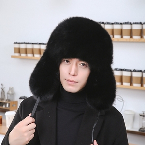 Gorros de Invierno para Hombre, de Piel de Mapache Natural, para Esquí y Ciclismo, Deportes al Aire Libre, Cálidos, Suaves y Lujosos - Product Image 5