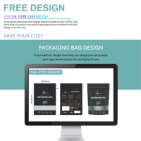 Conception personnalisée imprimé givré refermable debout sel de bain zip-lock mylar pochette d'emballage alimentaire pour poulet de compagnie sacs à fermeture éclair avec logo