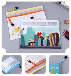 Porte-documents A4 personnalisé mignon à double couche, organiseur de fichiers créatif, pochette de rangement étanche pour documents - Product Image 5