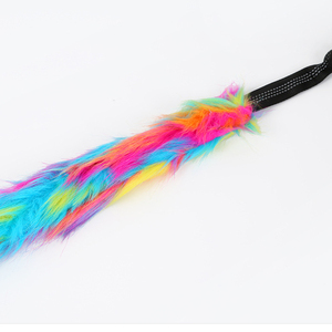 Juguetes de Cola de Perro para Masticadores Agresivos, Juguete de Peluche con Mango Elástico, Juguete Interactivo Resistente a las Mordidas, Cuerda de Persecución con Bungee para Mascotas - Product Image 4