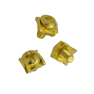 Fabricant de vis <span class=keywords><strong>à</strong></span> filetage <span class=keywords><strong>à</strong></span> fente en laiton encastré avec rondelle carrée pour produits électriques - Product Image 2