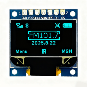 Échantillon gratuit - Module d'affichage OLED 1,3 pouce 128x64 SSD1306 7 broches I2C à montage sur panneau, lumière bleue, compatible avec le protocole IIC - Product Image 2