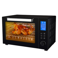 Großhandel 45L Konvektion mit großer Kapazität und Rotis serie Elektro ofen Edelstahl Gewerbliche Küche Toaster Kuchen Backofen