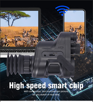 HENBAKER NV710S Appareil de vision nocturne Monoculaire de vision nocturne Infrarouge Lunette de vision nocturne Chasse Caméra de surveillance de sentier Googles NV Cam X