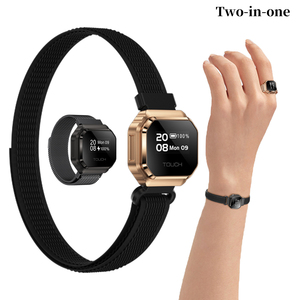 Montre connectée élégante B7 OLED étanche, modes d'exercice multiples, détection du sommeil, WATCH <span class=keywords><strong>RING</strong></span>, anneaux de santé pour couples - Product Image 1