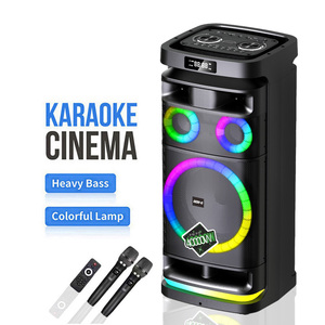 Altavoz Inalámbrico GEDI-G con Sonido Potente, Luz LED <span class=keywords><strong>de</strong></span> Discoteca, Altavoz Portátil Bluetooth para Fiestas, Máquina <span class=keywords><strong>de</strong></span> Karaoke con Micrófono Inalámbrico - Product Image 1