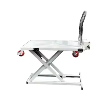 Small Electric Scissor Hydraulic Double Cart